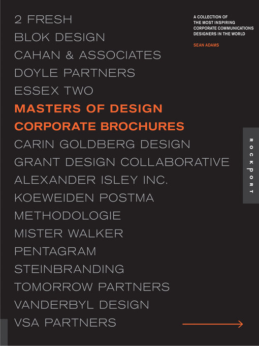 Title details for Masters of Design by Sean Adams - Available
